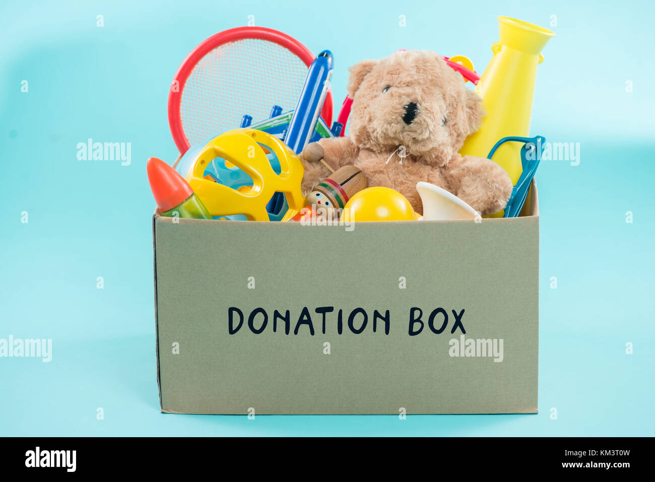 Donation box toy hires stock photography and images Alamy