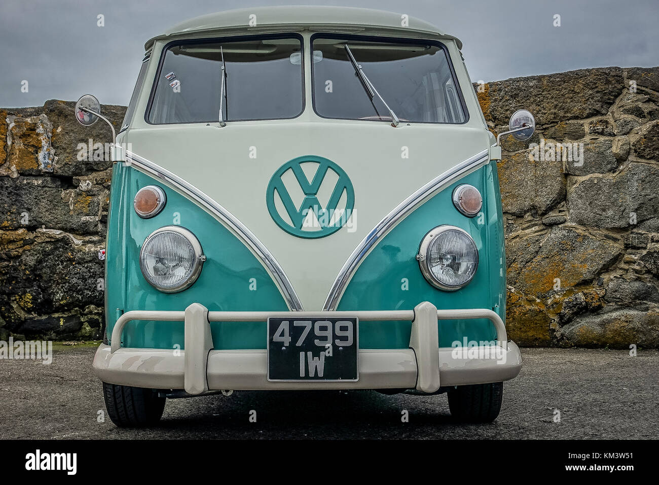 Volkswagen campevan splitscreen Stock Photo