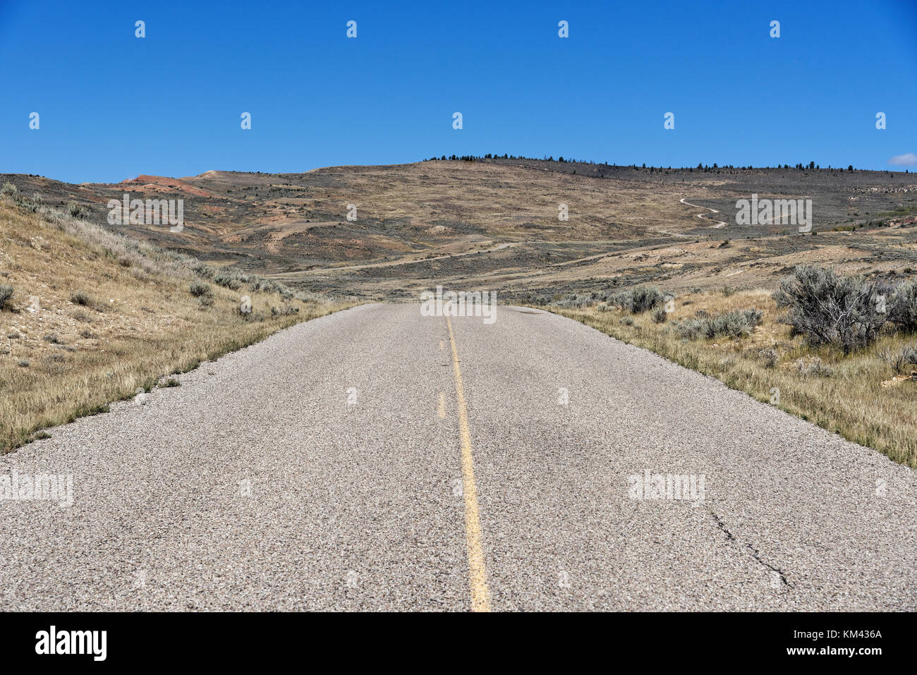 Fossil Butte National Monument near Diamondville, Wyoming Stock Photo