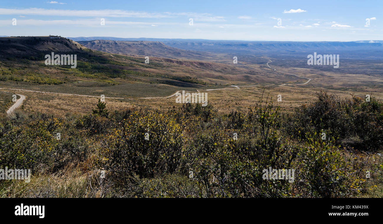 Fossil Butte National Monument near Diamondville, Wyoming Stock Photo