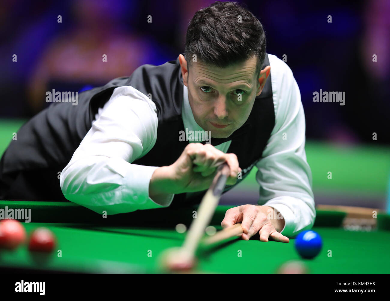 Peter Lines during his match with Mark Allen on day seven of the 2017 Betway UK Championships at the York Barbican. PRESS ASSOCIATION Photo. Picture date: Monday December 4, 2017. See PA story SNOOKER York. Photo credit should read: Mike Egerton/PA Wire Stock Photo