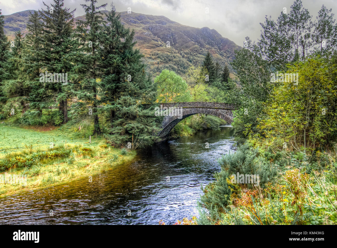 Landschaft in Schottland Stock Photo