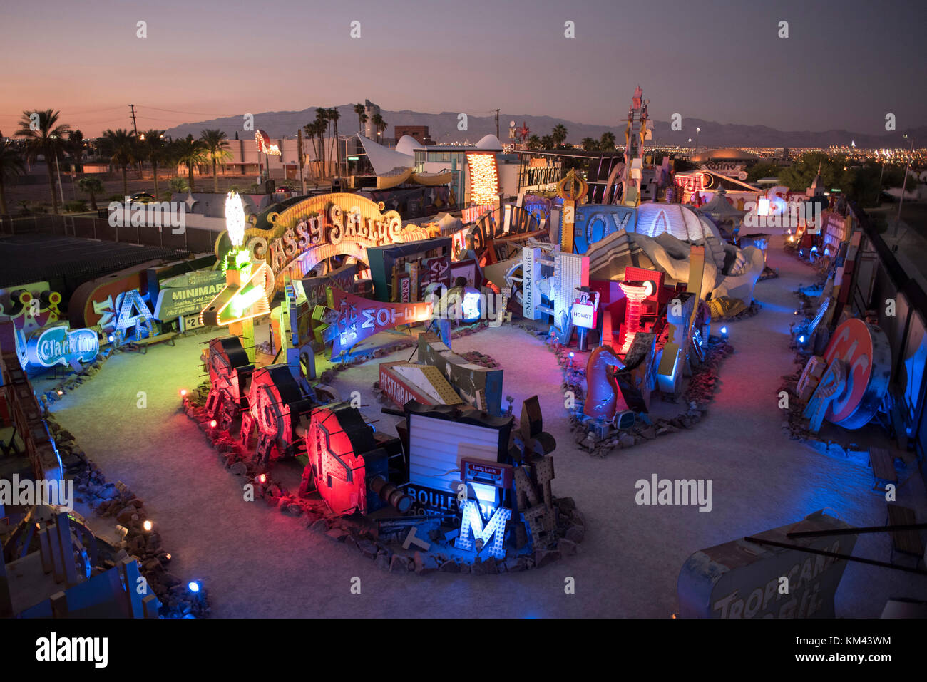 Neon boneyard las vegas hi-res stock photography and images - Alamy