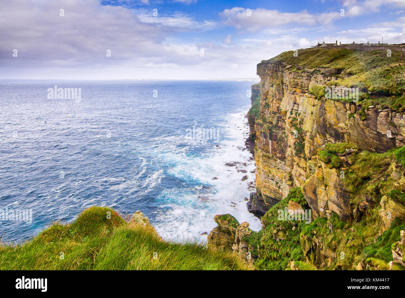 Cliffs in Scotland Stock Photo