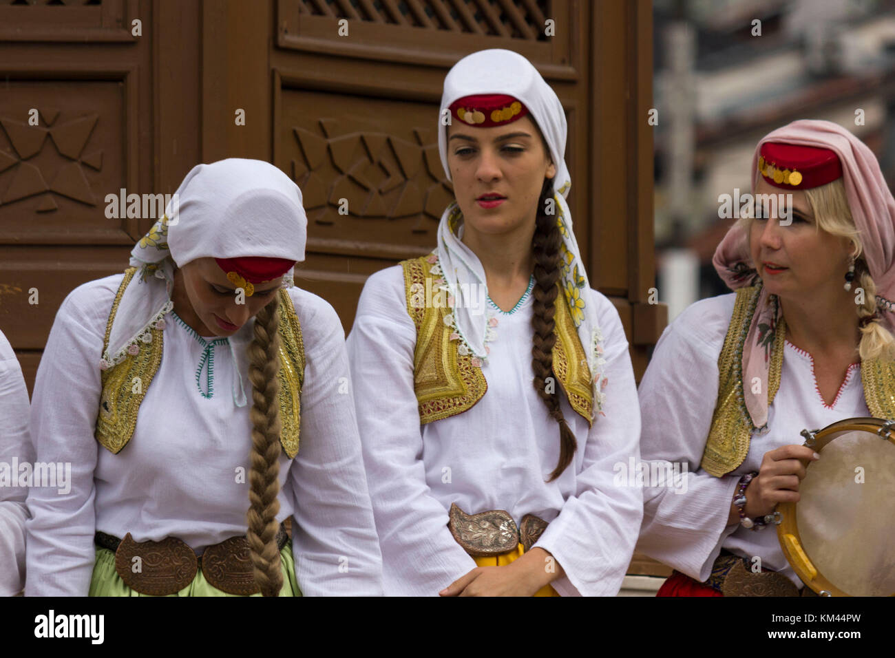 SARAJEVO BOSNIA AND HERZEGOVINA AUGUST 20 2017 Group Of Traditional   Sarajevo Bosnia And Herzegovina August 20 2017 Group Of Traditional KM44PW 