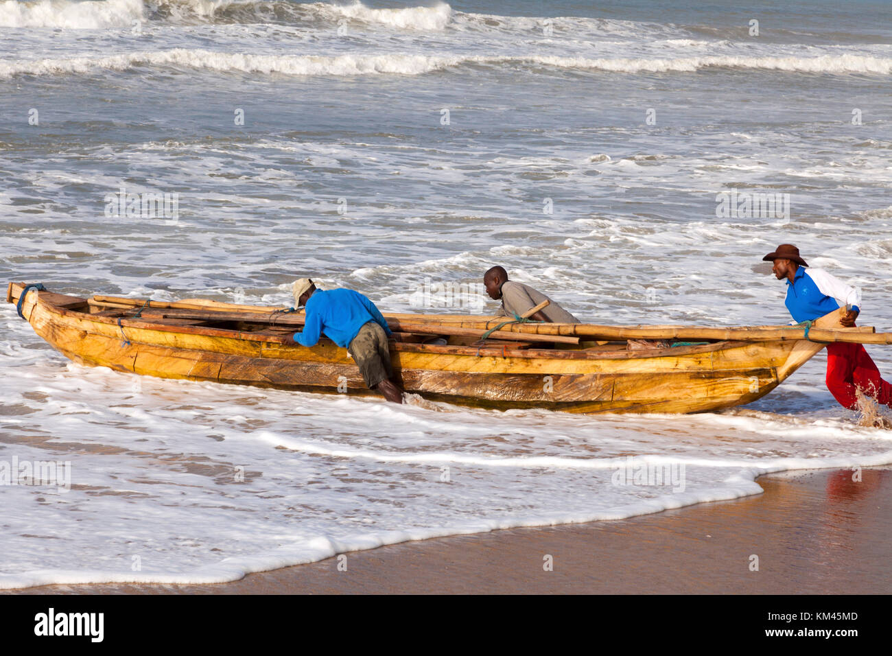Fishing boat at Prampram, Greater Accra, Ghana, Africa Stock Photo Alamy