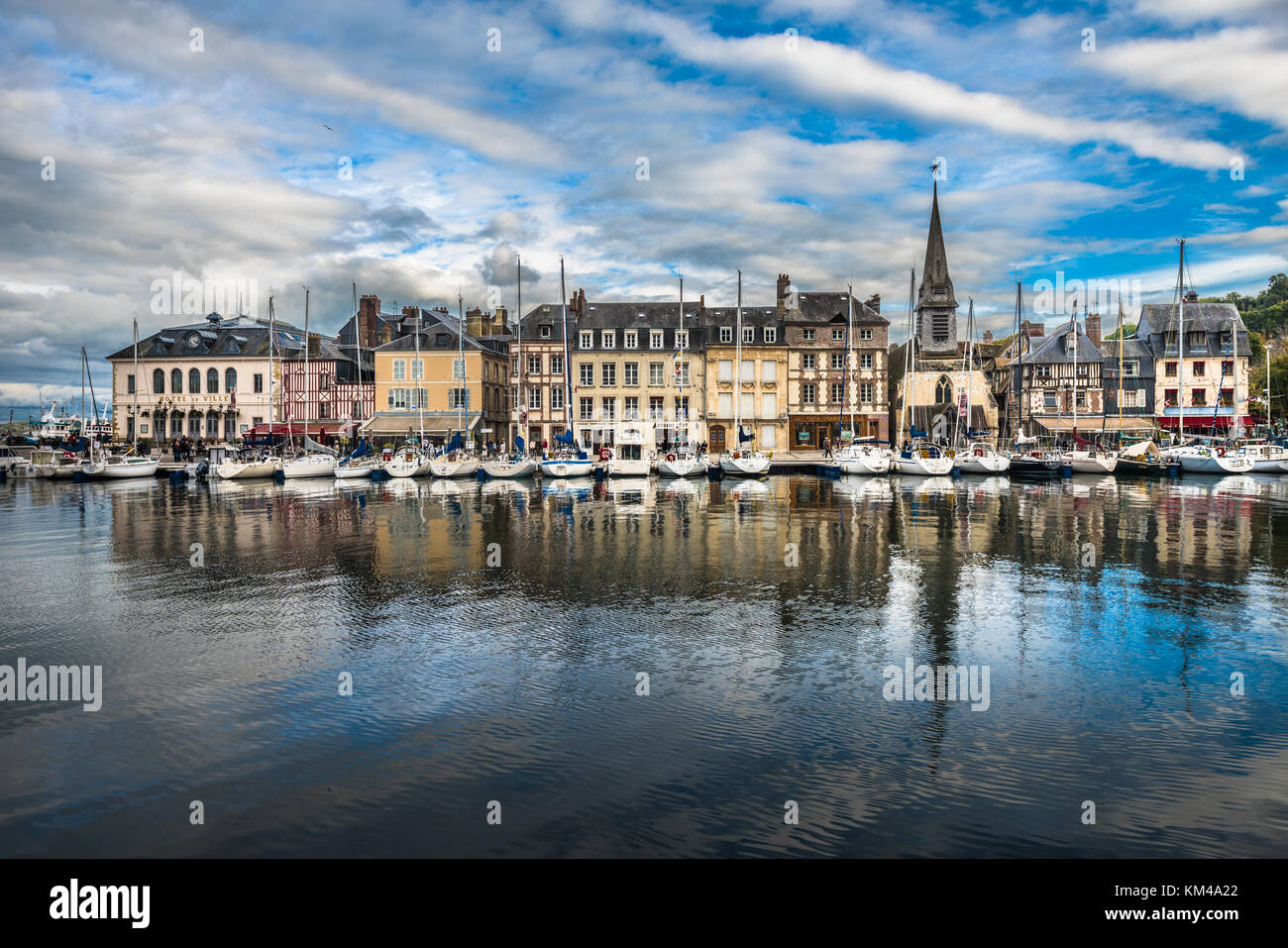 Old port of Honfleur, Normandy, France Stock Photo Alamy