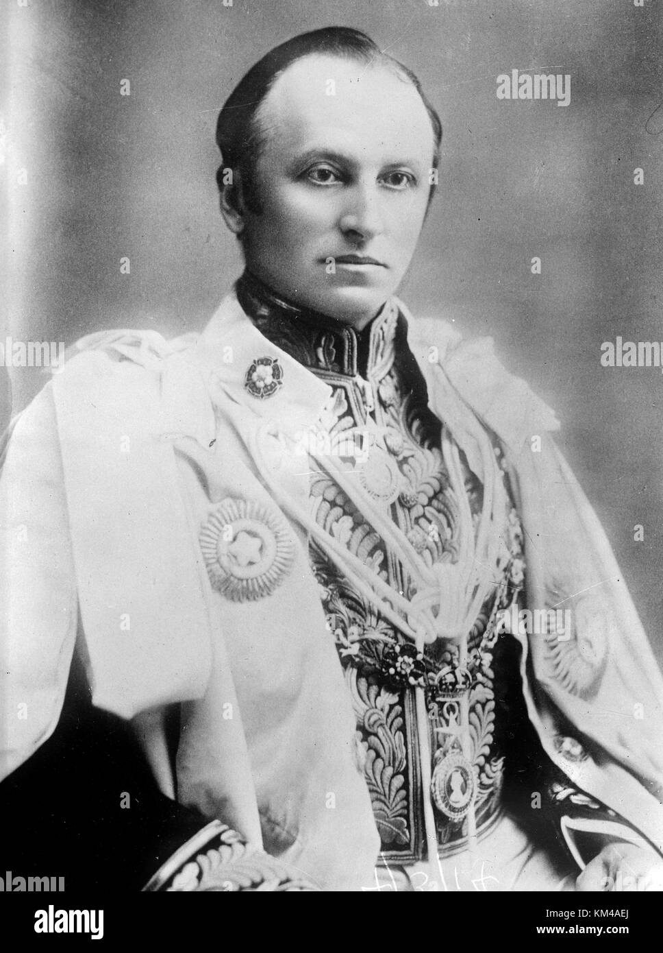 Lord Curzon, Viceroy of India. George Nathaniel Curzon Stock Photo
