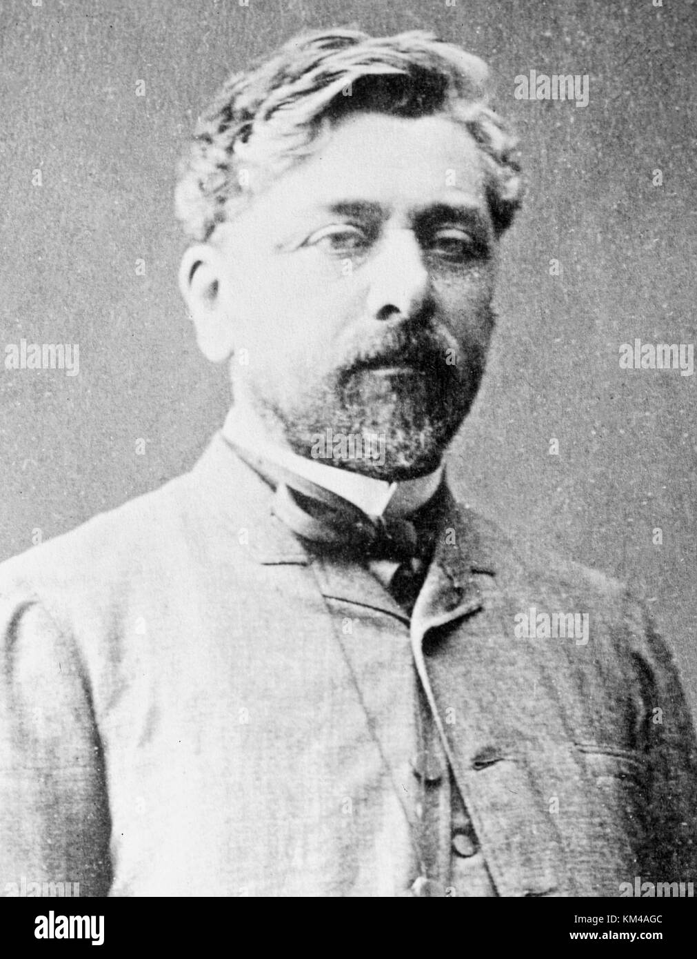 Gustave Eiffel, Alexandre Gustave Eiffel, French civil engineer and architect, best known for the Eiffel Tower Stock Photo