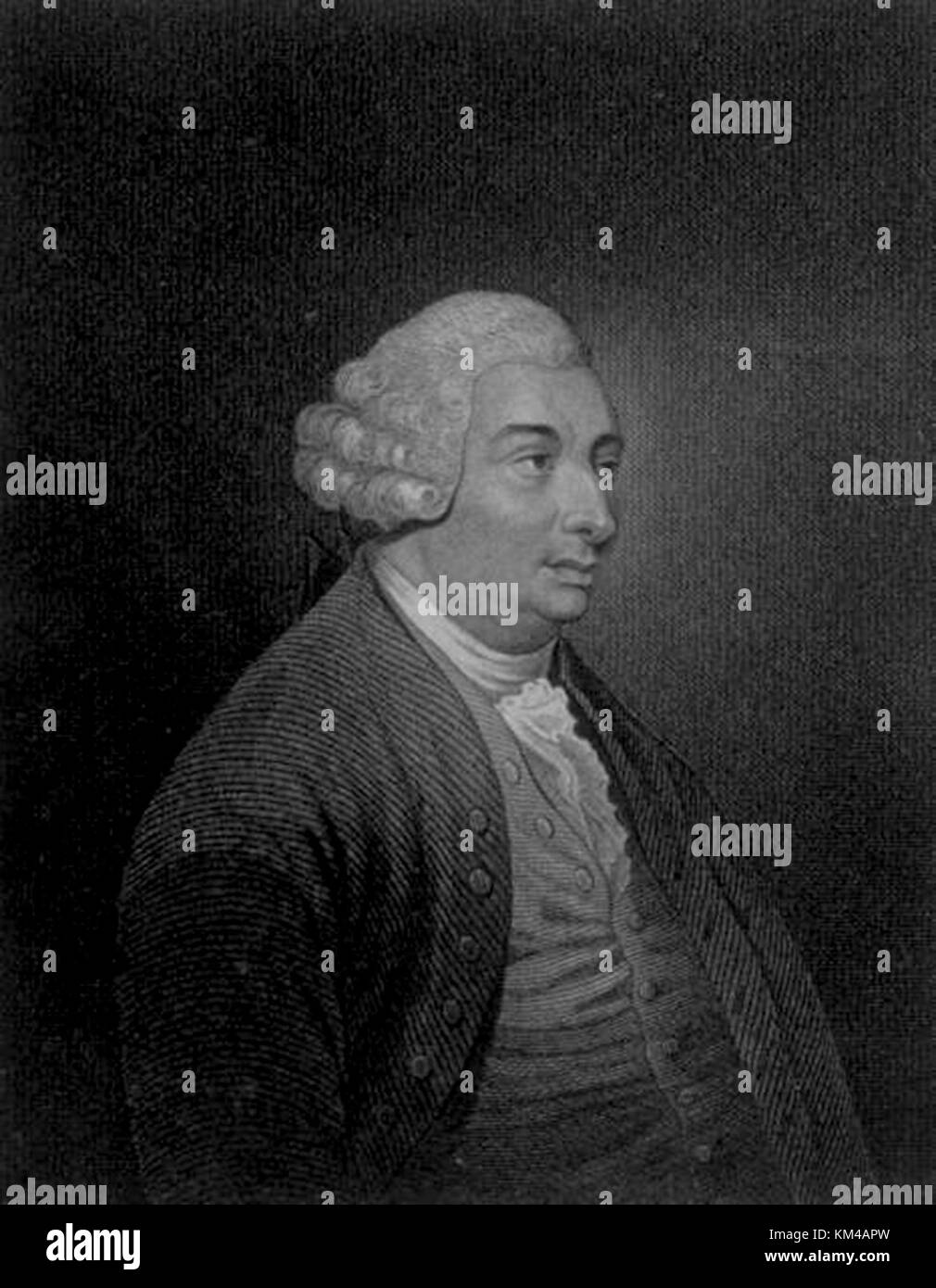 David Hume, Scottish philosopher and historian Stock Photo