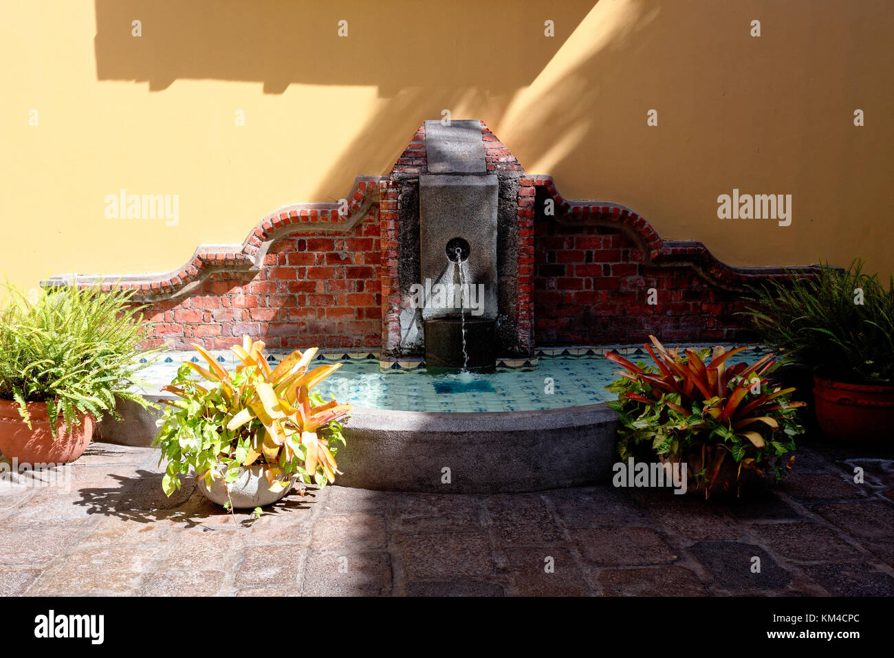 Fountain in the Marriott Hotel, San Jose, Costa Rica Stock Photo