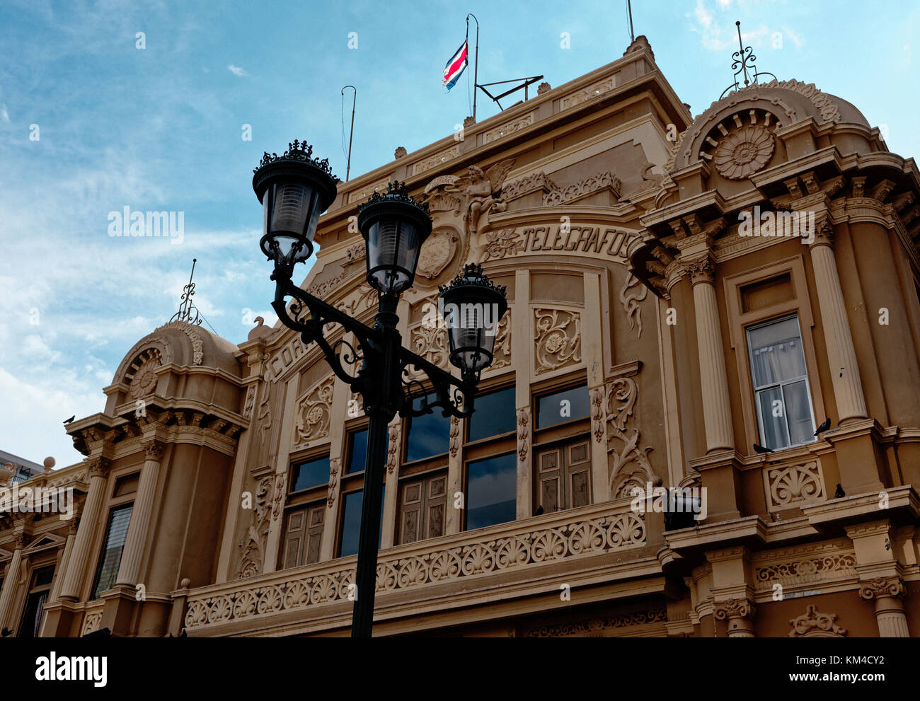 The Grand Post Office and Telegraph building in San Jose, Costa Rica