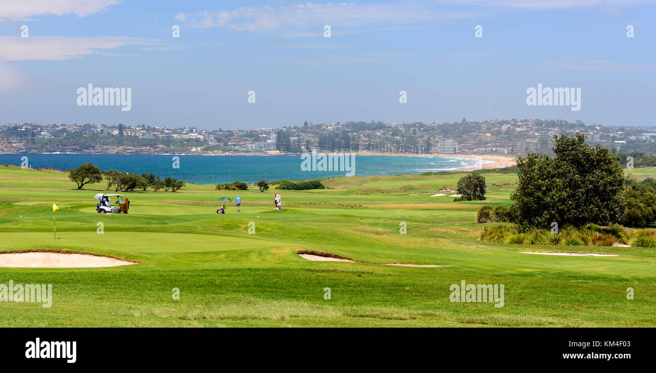 Long Reef Golf Course at Collaroy, a northern suburb of Sydney, New South  Wales, Australia Stock Photo - Alamy