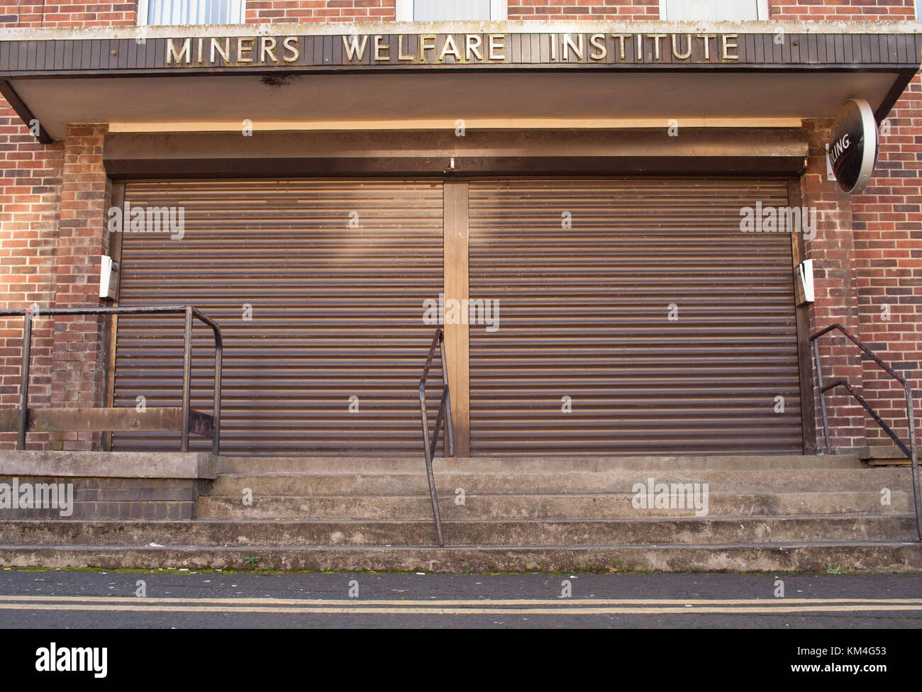 kirkintilloch Miners Welfare Institute Stock Photo