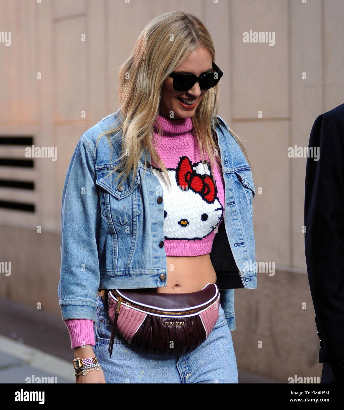 Chiara Ferragni, who is five months pregnant, after leaving the