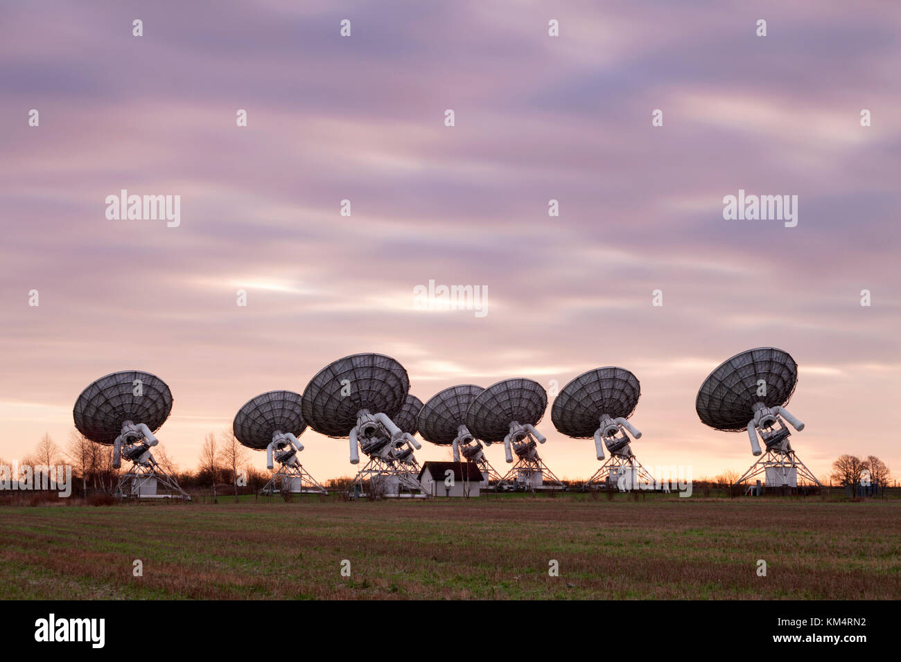 Mullard Radio Astronomy Observatory, Barton, Cambridge, UK Stock Photo