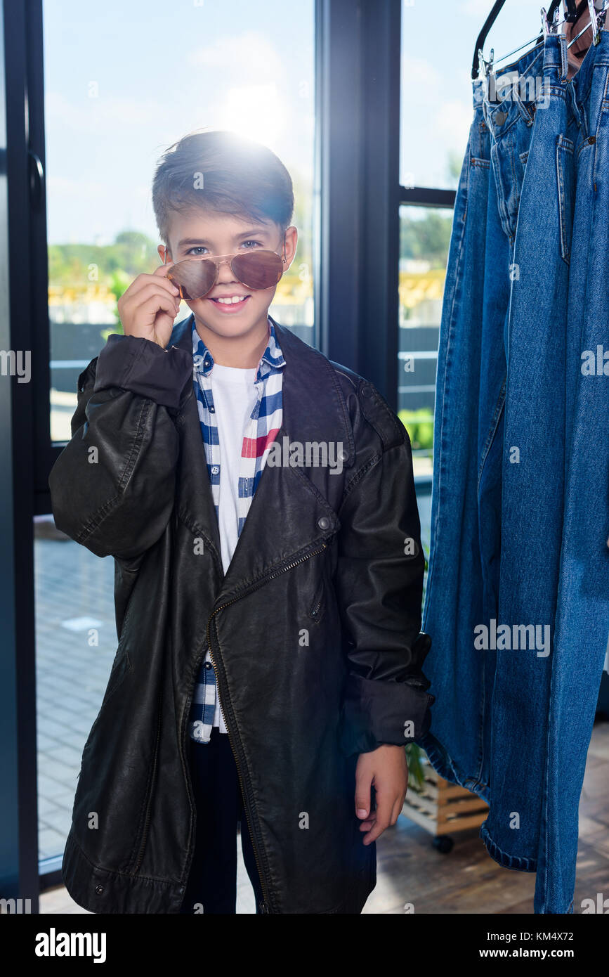 Child jacket too big hi-res stock photography and images - Alamy
