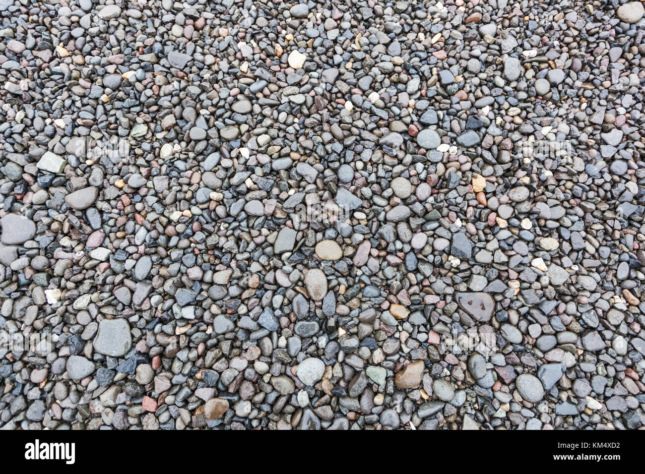 Wet pebble, rocks background Stock Photo