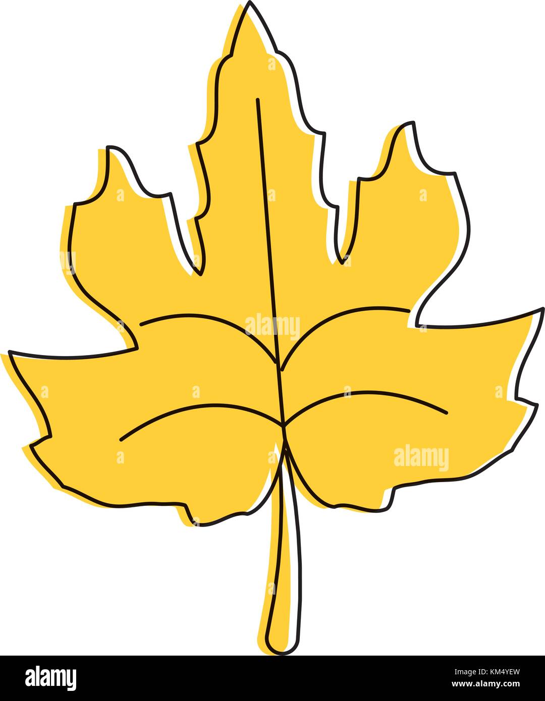 Isolated leaf design Stock Vector Image & Art - Alamy
