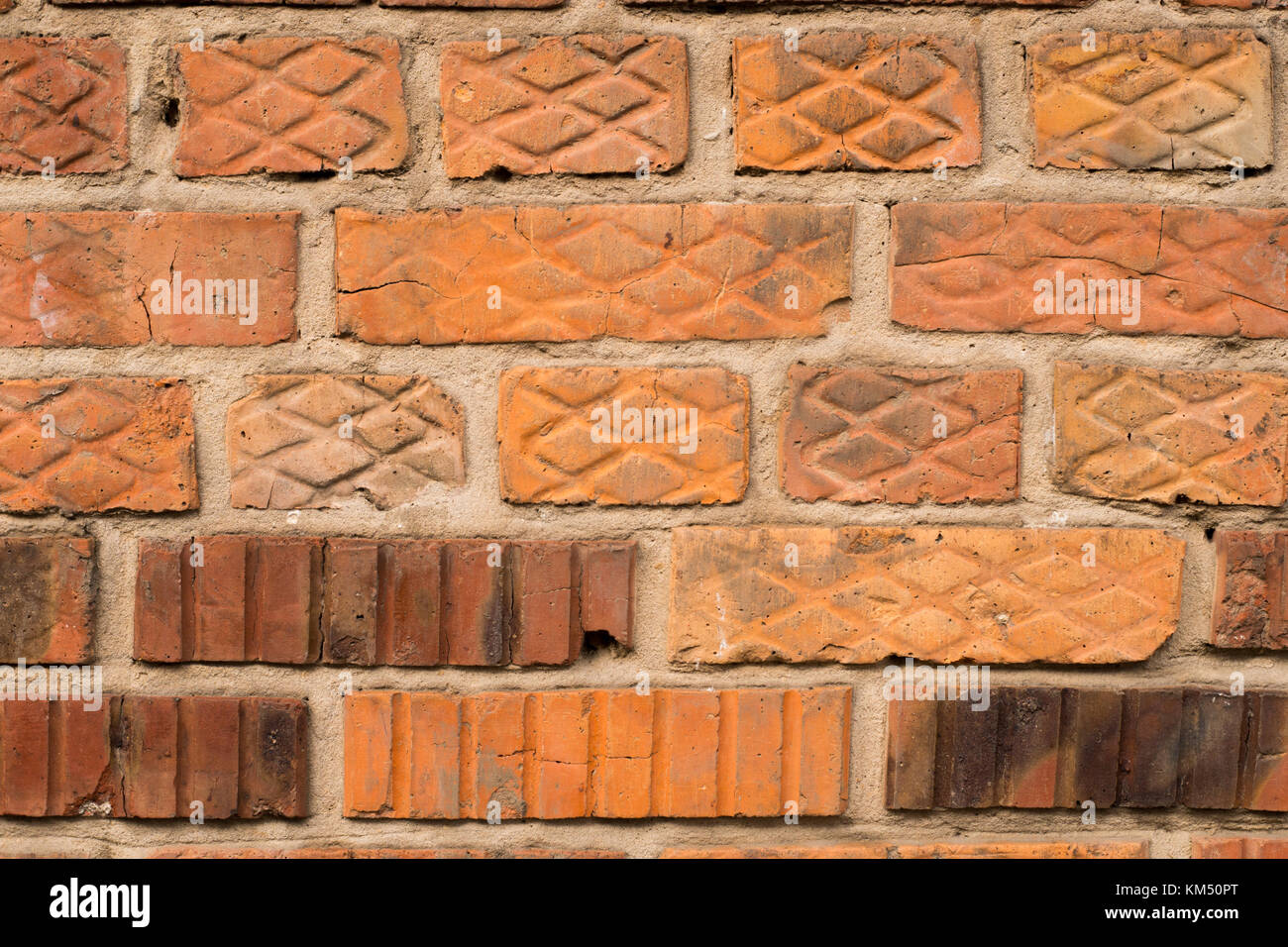 Orange yellow brick wall texture hi-res stock photography and images ...