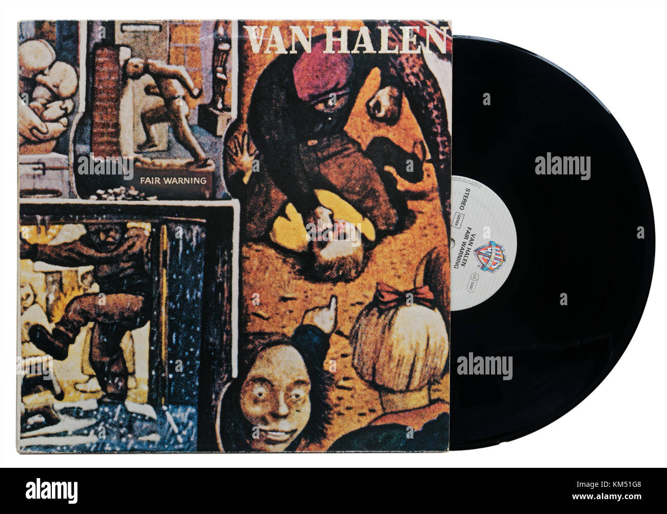 Van Halen Fair Warning album Stock Photo