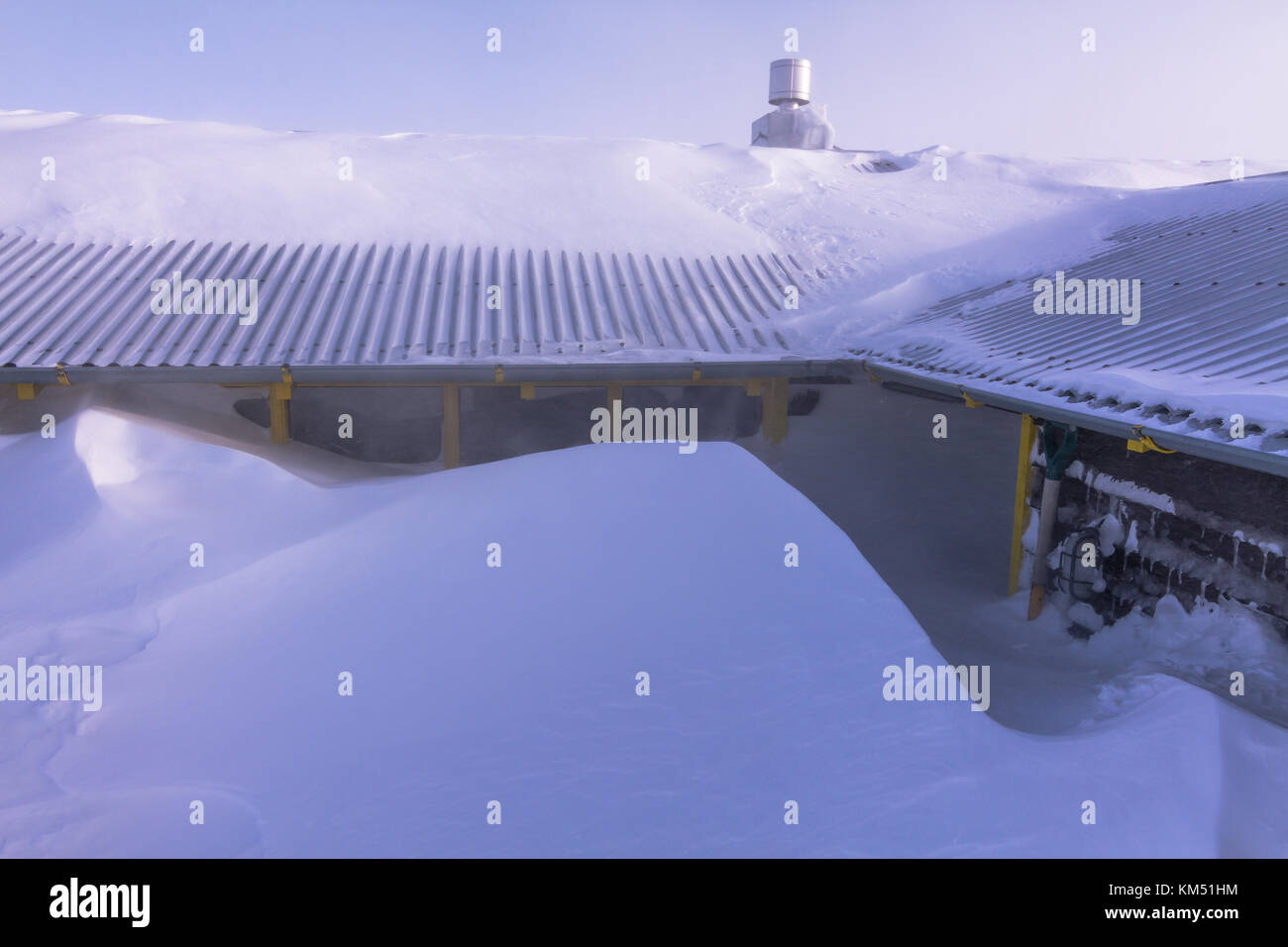 Jökulheimar cabin. Highlands of Iceland Stock Photo