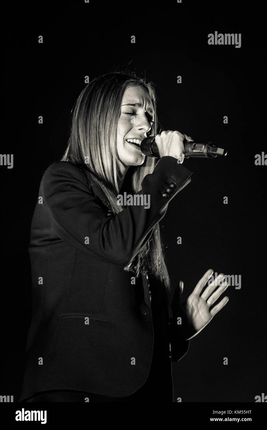 The English musical group Archive performs a live concert at E-Werk in  Cologne. Here vocalist Holly Martin is pictured live on stage. Germany,  04/03 2015 Stock Photo - Alamy