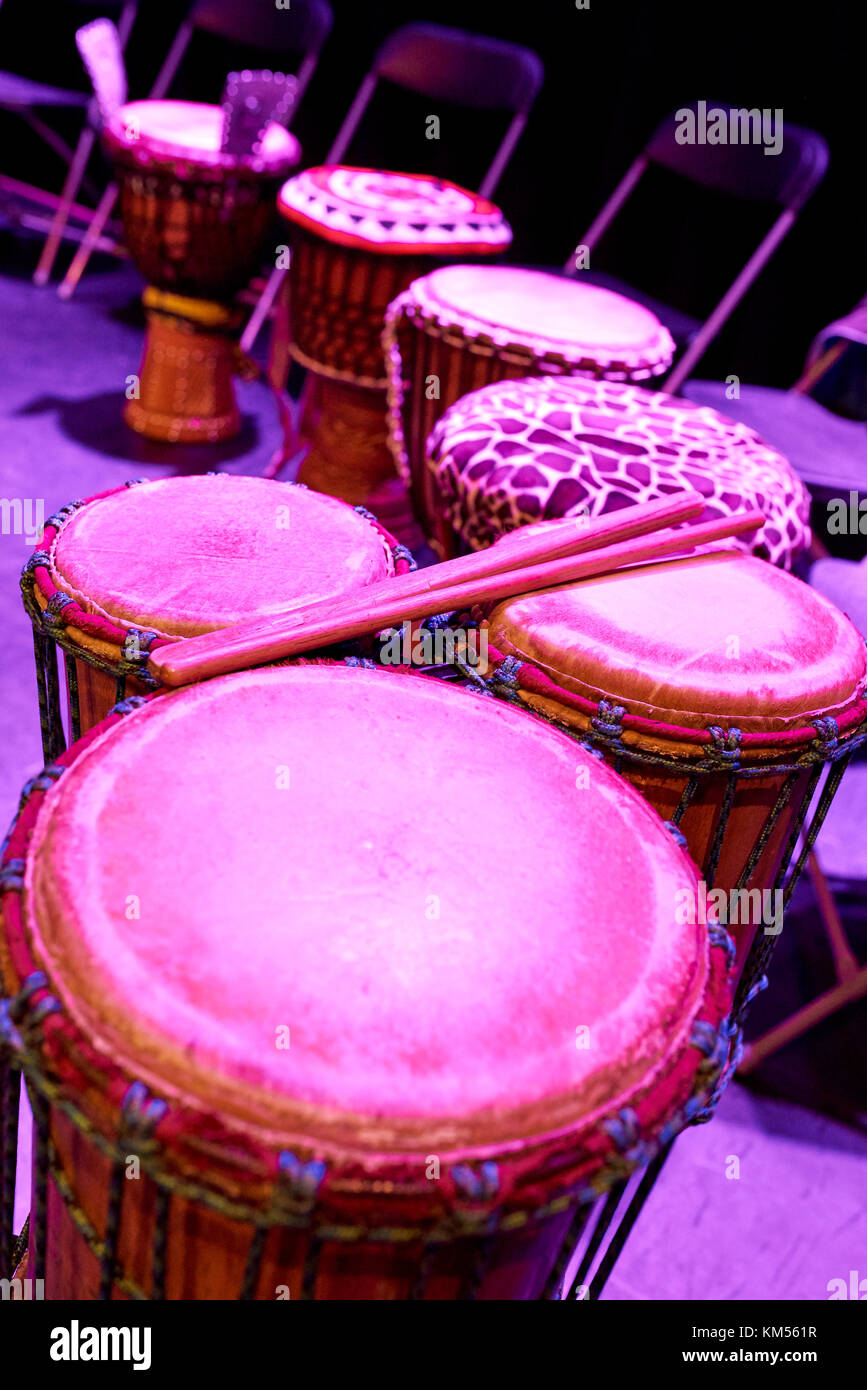 Tribal Drums High Resolution Stock Photography and Images Alamy