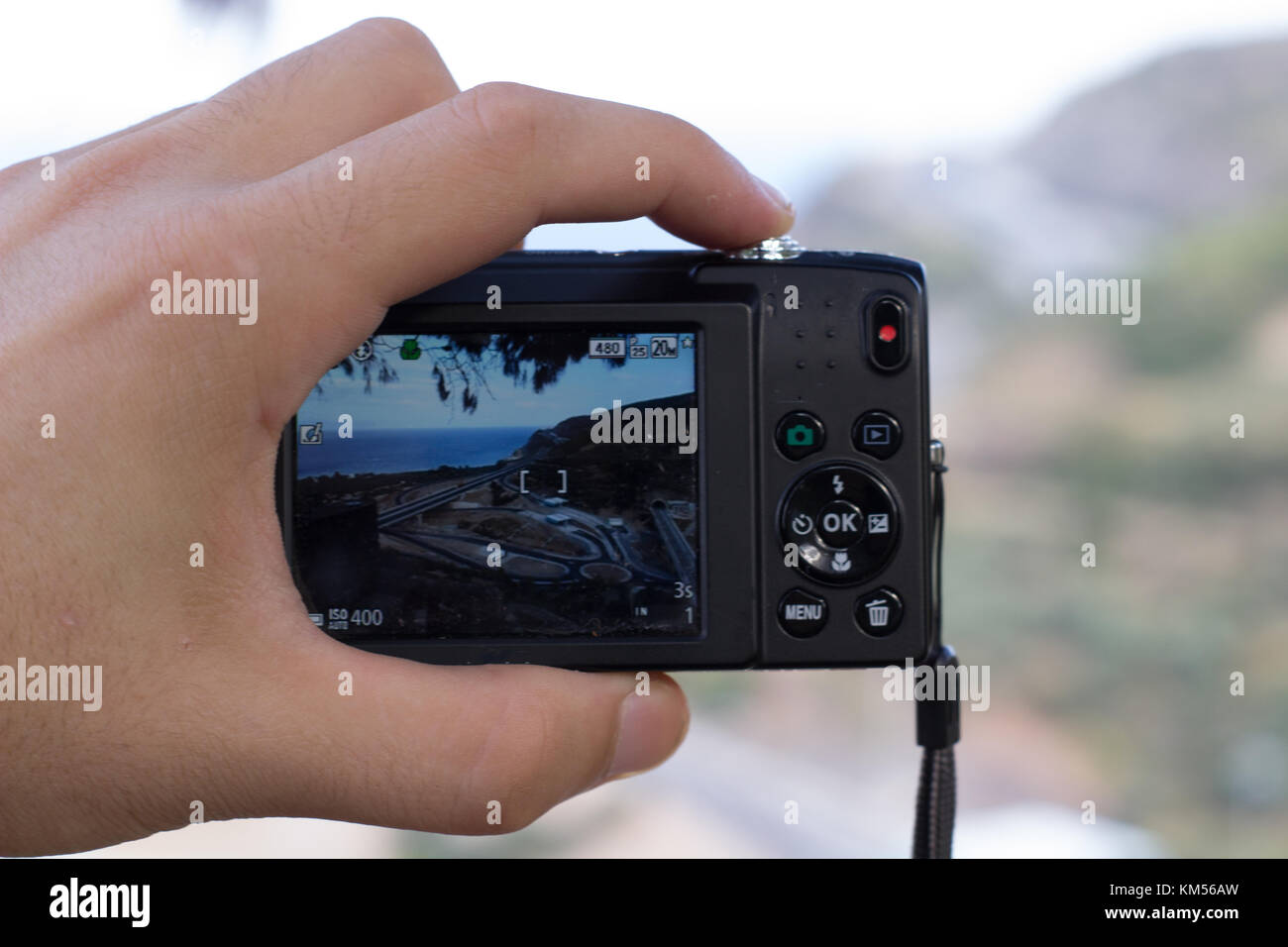 camera behind lcd screen in stock