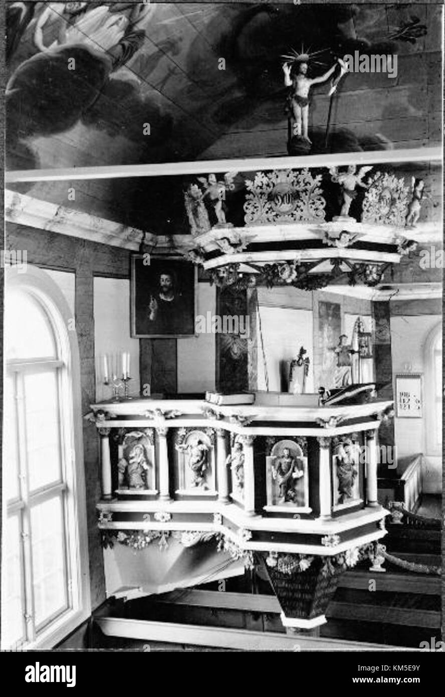 Mossebo Church in Sweden, cataloged under KMB 16000200162705 ...
