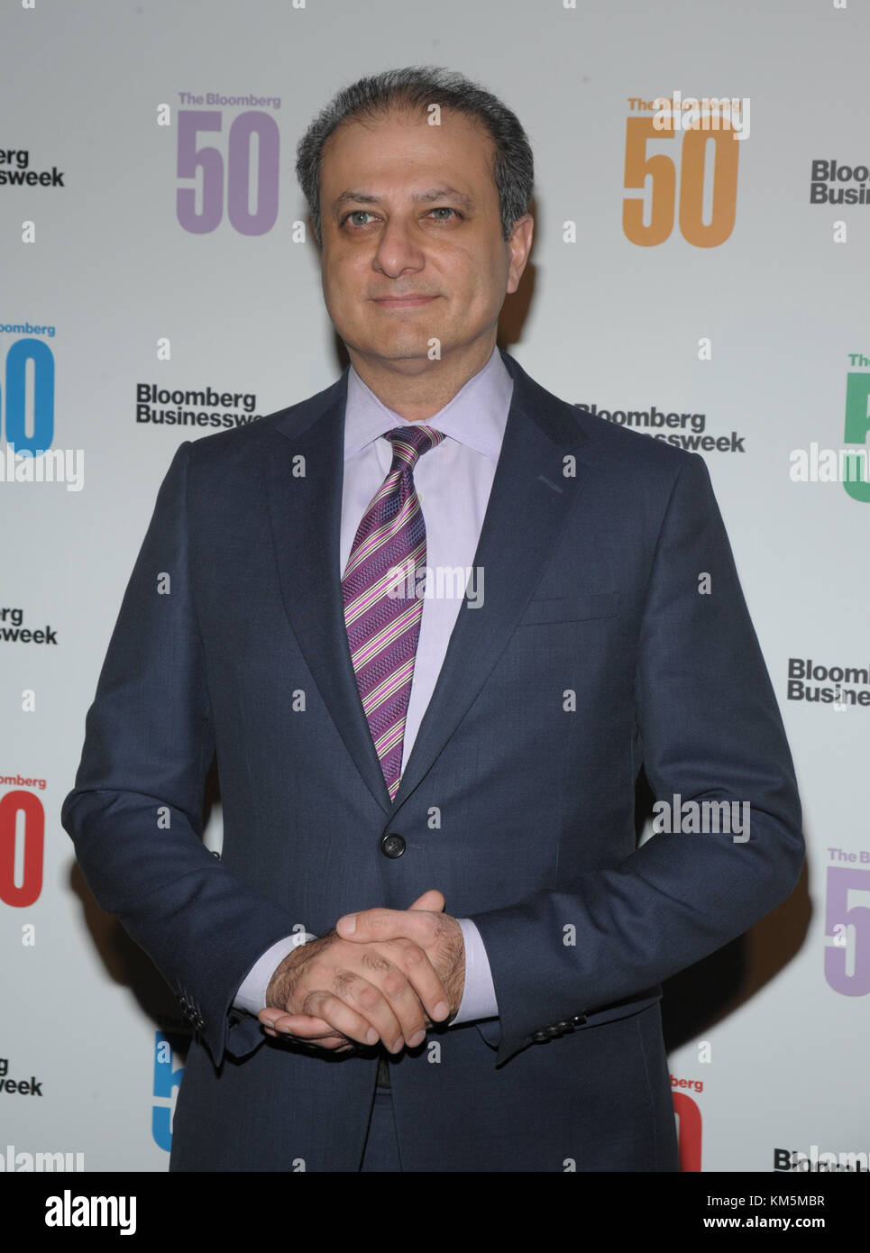 New York, NY, USA. 04th Dec, 2017. Preet Bharara attends 'The Bloomberg 50' Celebration at Gotham Hall on December 4, 2017 in New York City. Credit: John Palmer/Media Punch/Alamy Live News Stock Photo