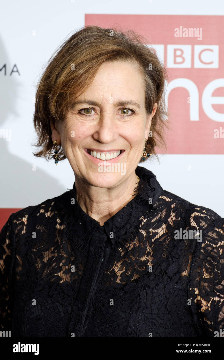 London, UK. 4th December, 2017. Kirsty Wark attends a photocall for BBC One's McMafia at BAFTA 195 Piccadilly on Monday December 4, 2017. Pictured: Kirsty Wark. Credit: Julie Edwards/Alamy Live News Stock Photo