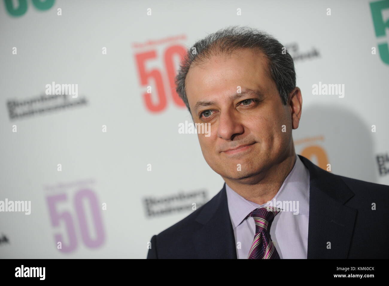 New York, USA. 4th December, 2017. Preet Bharara attends 'The Bloomberg 50' celebration at Gotham Hall on December 4, 2017 in New York City. People: Preet Bharara Credit: Storms Media Group/Alamy Live News Stock Photo