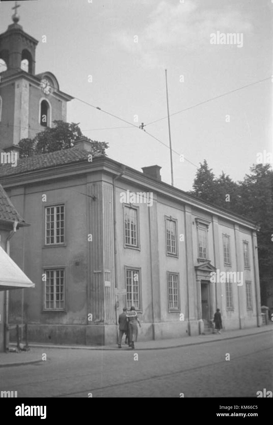 Kristine Kyrka, located in Sweden, is a historical church recorded under KMB 16001000090506. It is known for its architectural beauty and importance in the region's religious life and history. Stock Photo