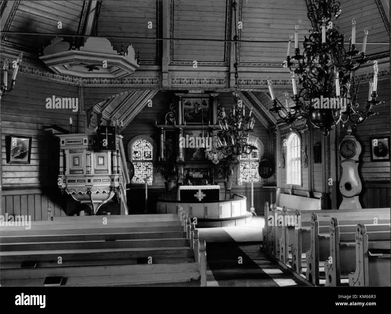 Kvistbro kyrka KMB 16000200046442 Stock Photo - Alamy