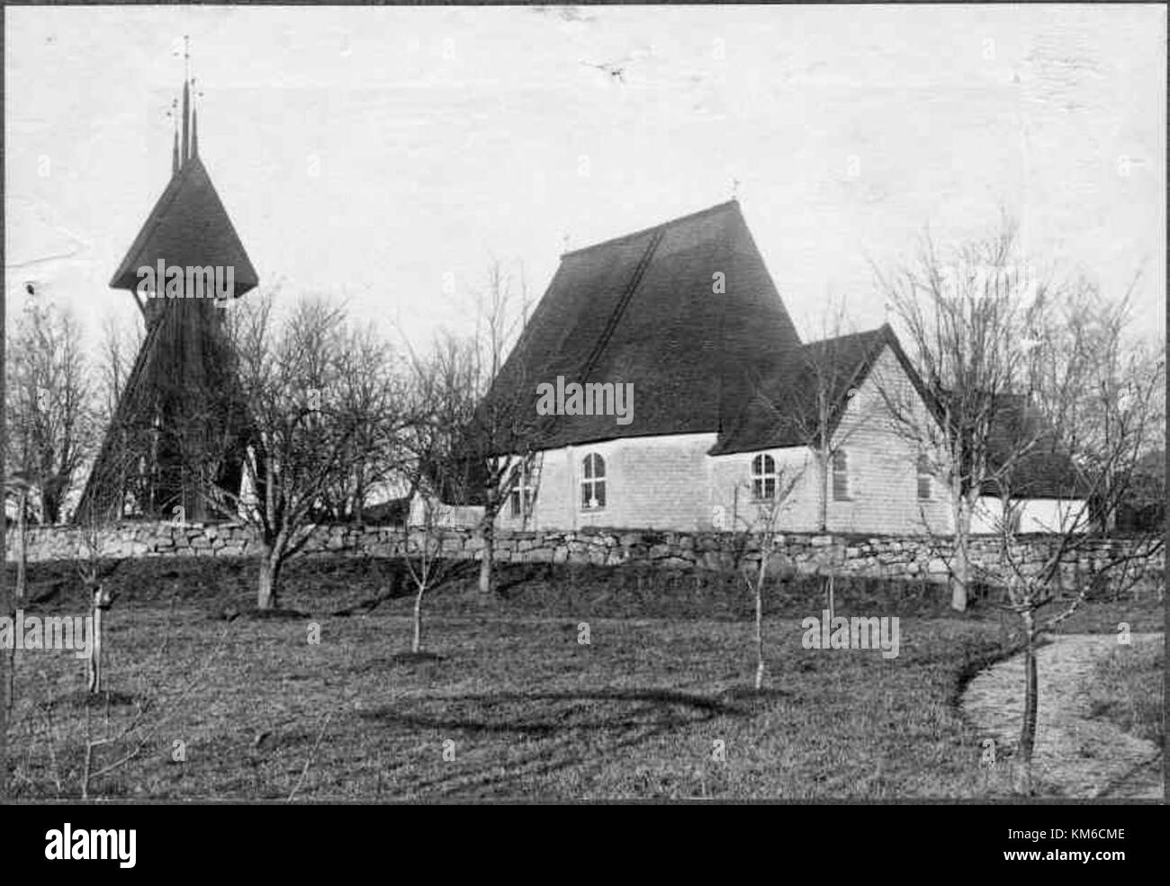 Kvistbro kyrka KMB 16000200046436 Stock Photo - Alamy