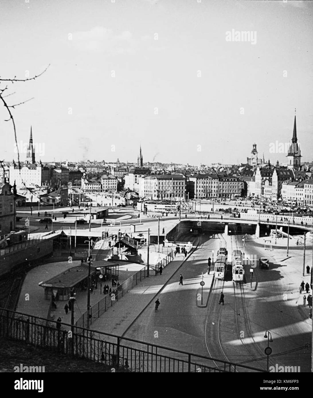 Slussen 1935 SSMFA044064S Stock Photo Alamy