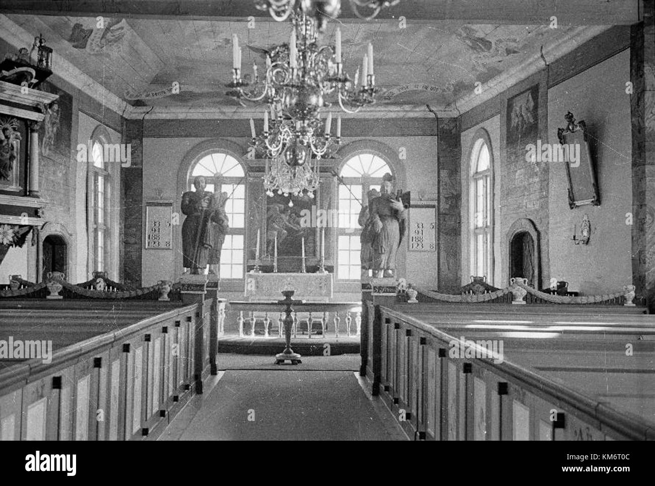 Mossebo Church is a notable example of Swedish church architecture. The ...