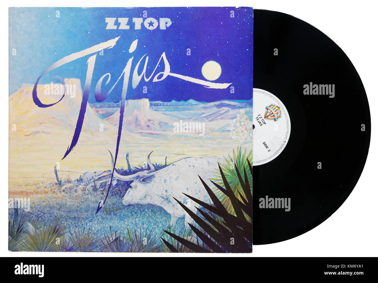 ZZ Top Tejas album Stock Photo