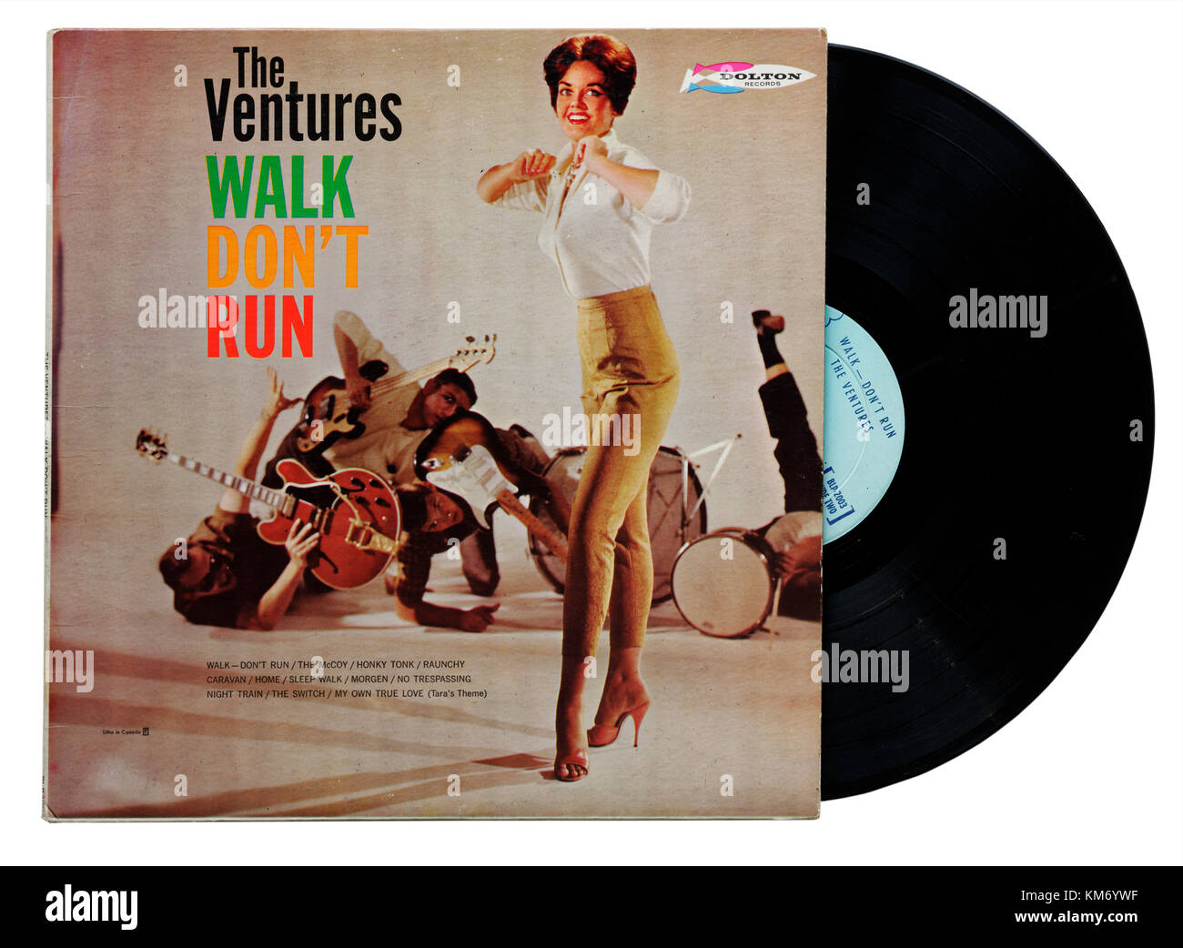 The Ventures Walk Don't Run album Stock Photo