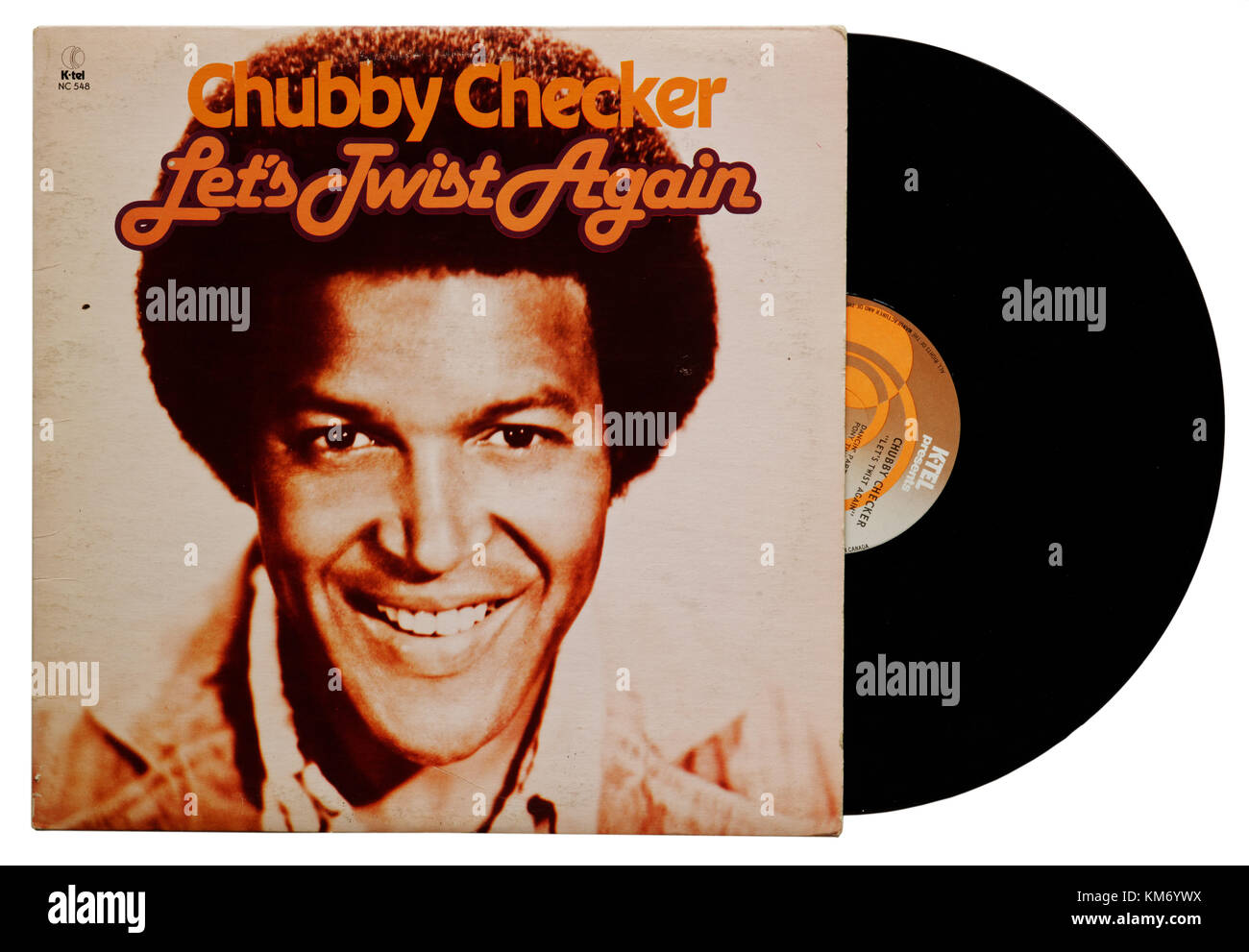 Chubby Checker Let's Twist Again album Stock Photo