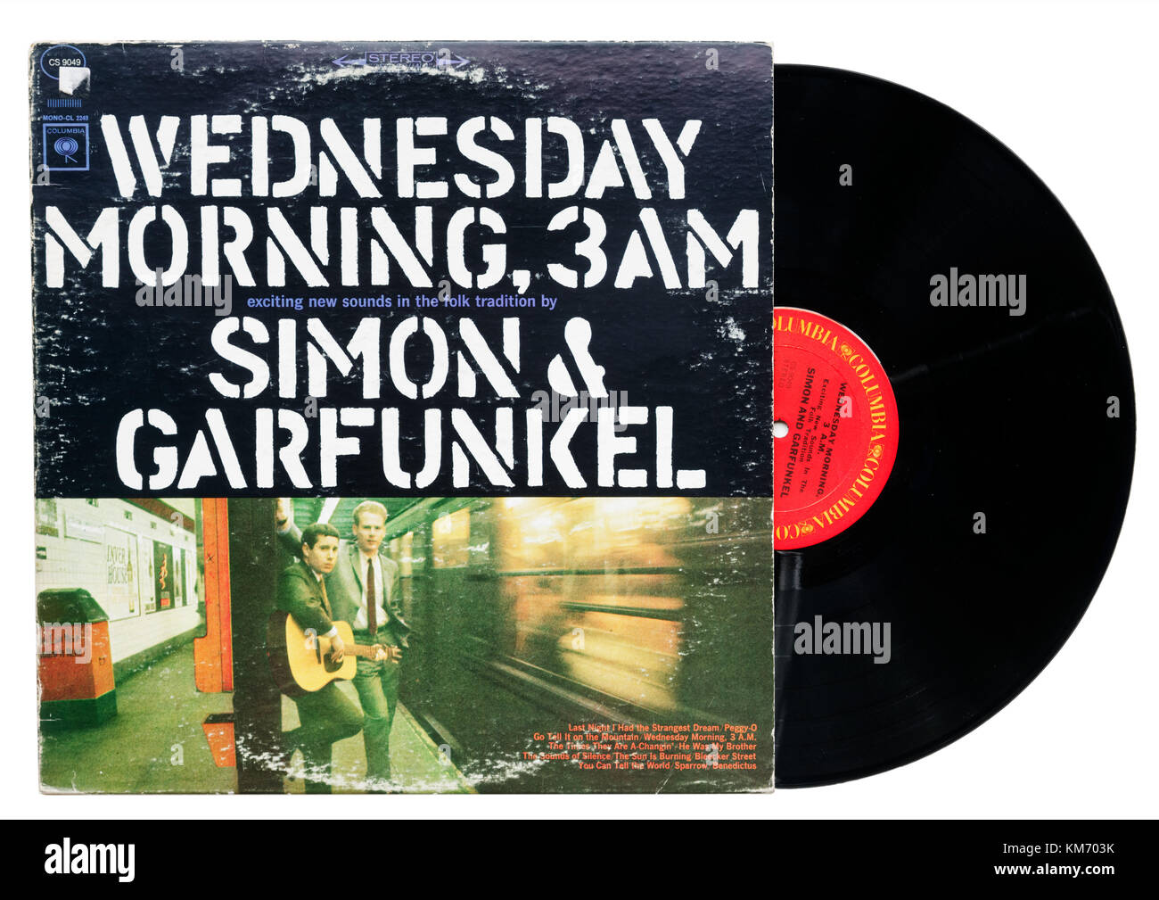 Simon and Garfunkel Wednesday Morning 3am album Stock Photo
