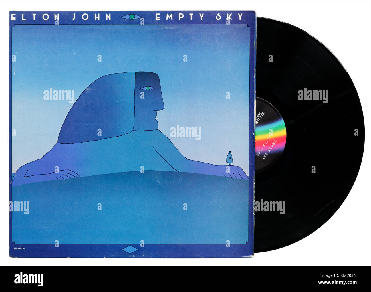 Elton John Empty Sky Album Stock Photo Alamy