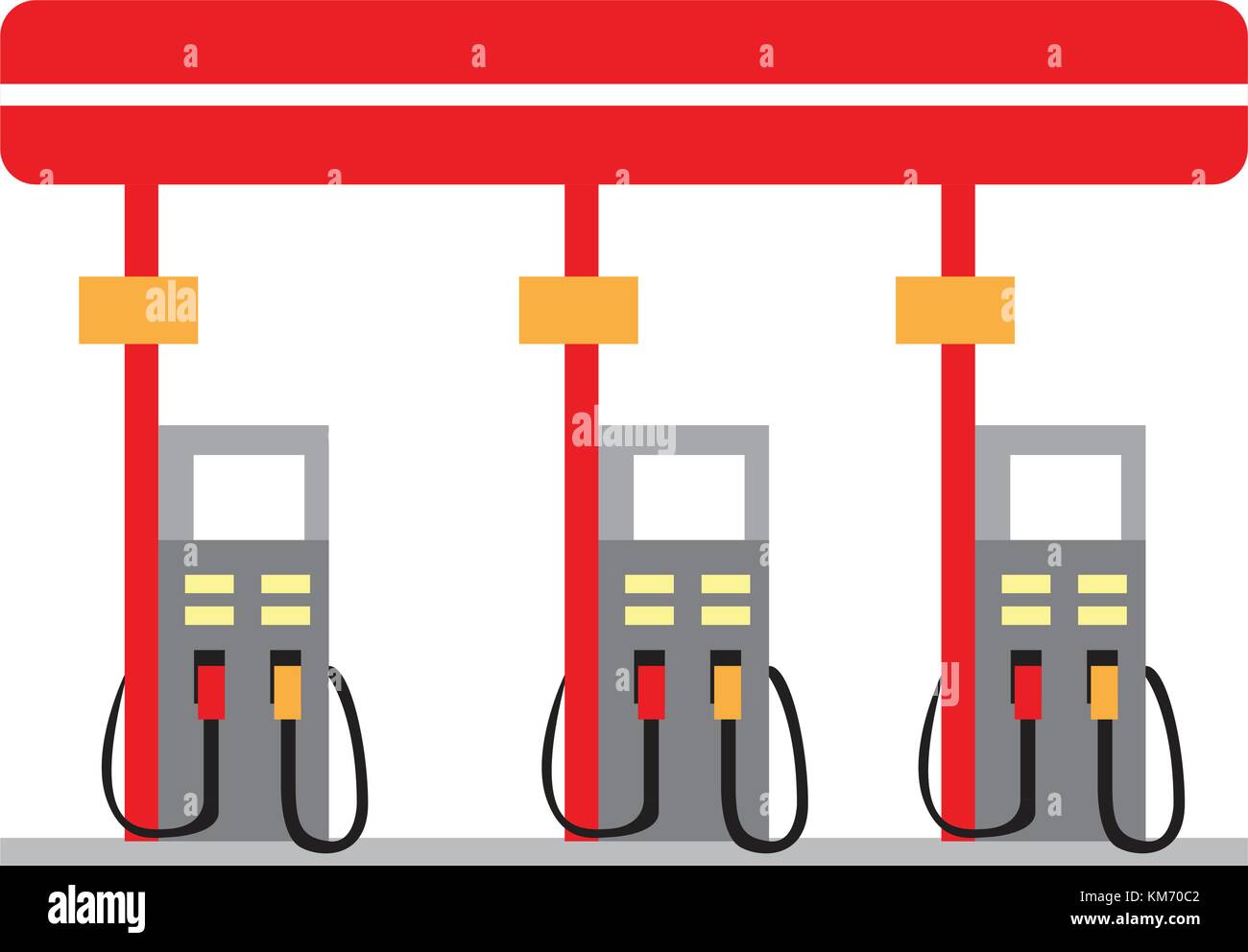 Gas house view Stock Vector Images - Alamy