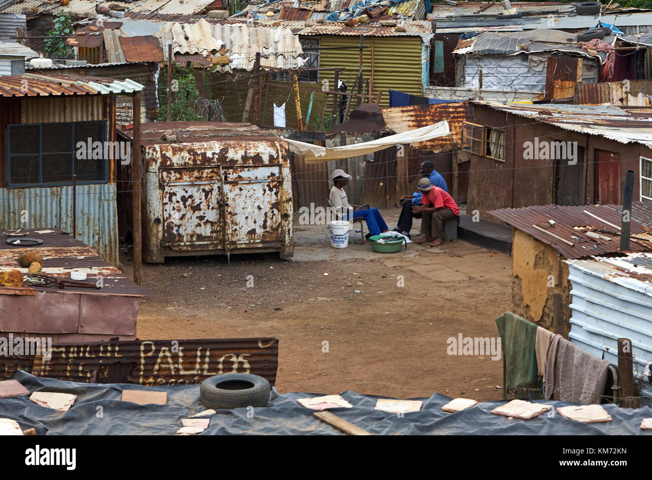 Soweto Life Stock Photo Alamy
