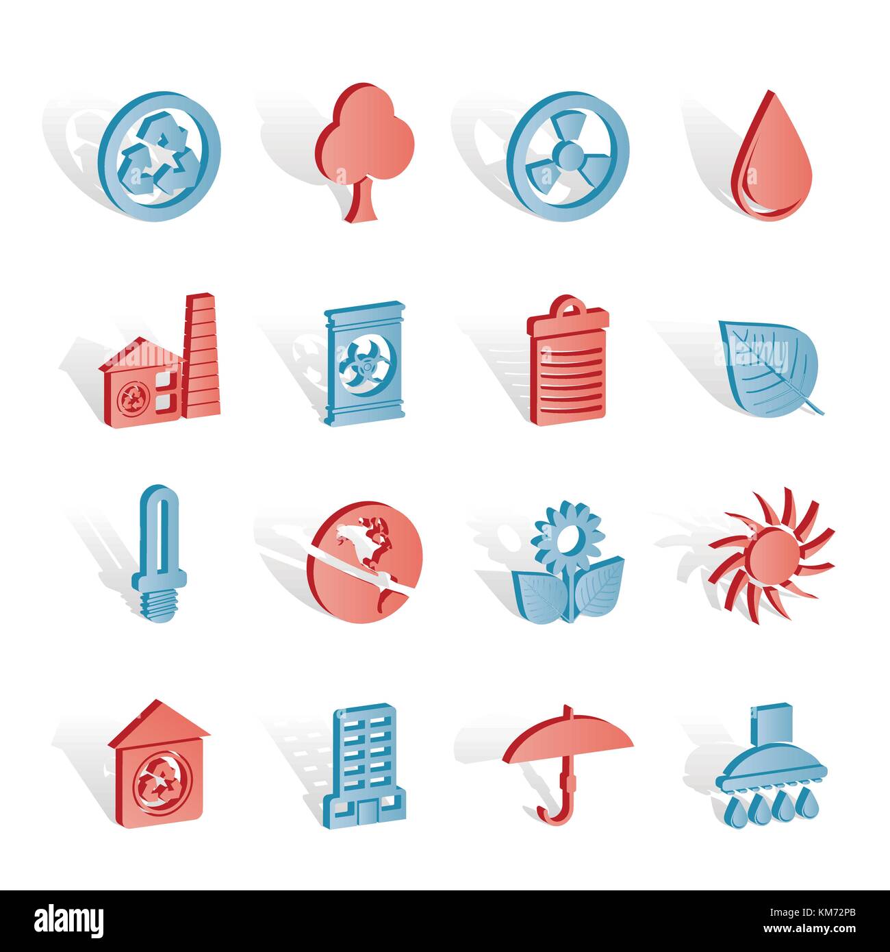 Ecology and nature icons -vector icon set Stock Vector Image & Art - Alamy