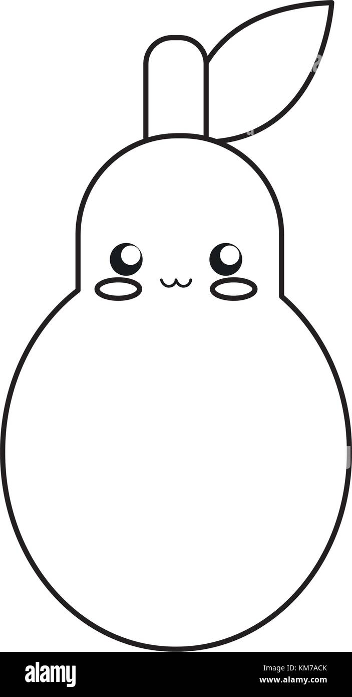 kawaii fruits design concept Stock Vector Image & Art Alamy