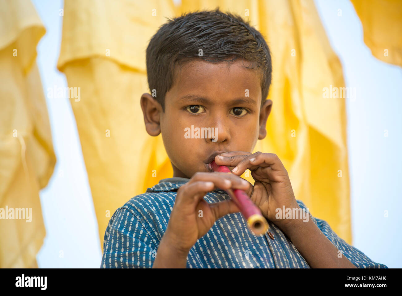 Portrait Boy Playing Flute High Resolution Stock Photography and Images -  Alamy