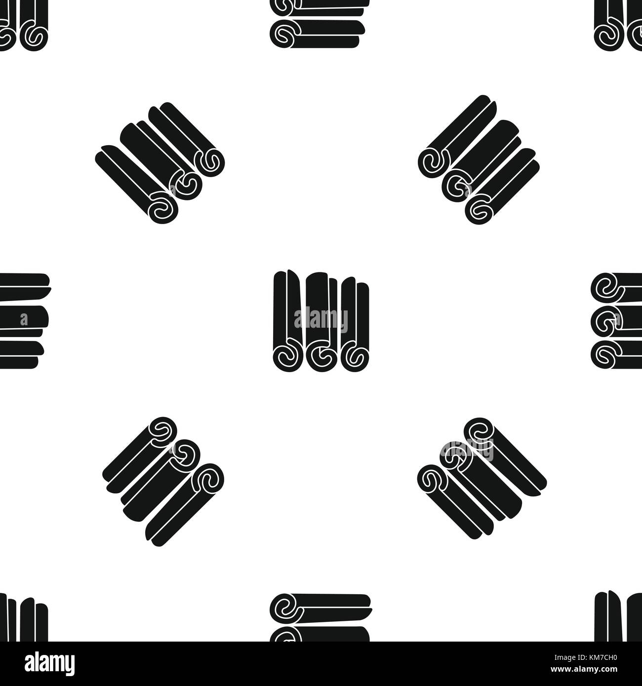 Cinnamon sticks pattern seamless black Stock Vector Image & Art Alamy
