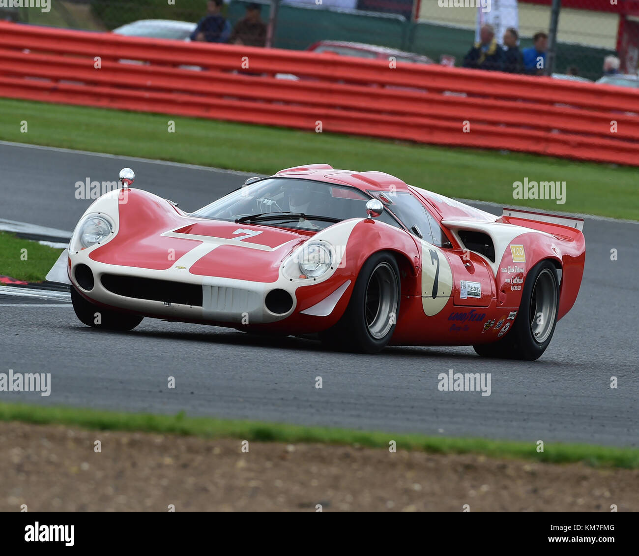 Nigel Greensall, Tarek Mahmoud, Lola T70 MK3B, FIA, Masters Historic Sports Cars, Silverstone Classic, July 2017, Silverstone, 60's cars, circuit raci Stock Photo